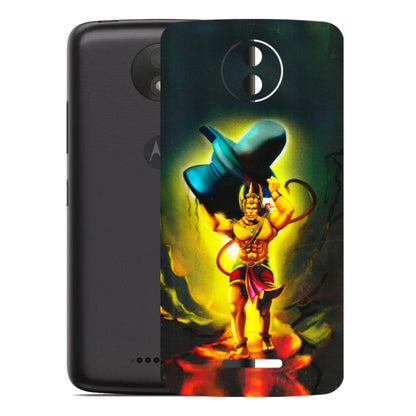 Motorola Phone Skins (All Models) - Hanuman Ji - 3D Embossed Finish (L-128) Motorola Moto C Plus