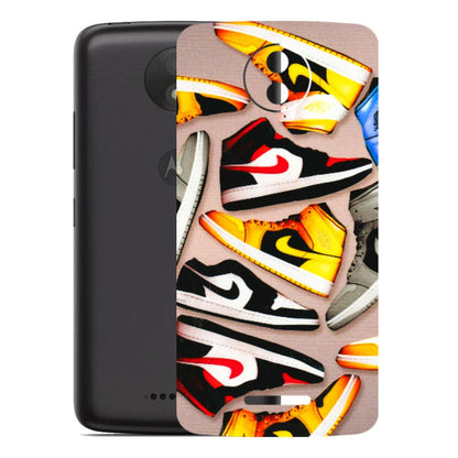Motorola Phone Skins (All Models) - Sneaker Lover - 3D Embossed Finish (L-135) Motorola Moto C Plus
