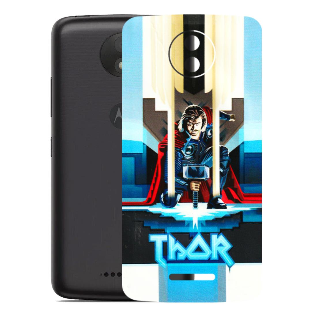 Motorola Phone Skins (All Models) - Thor - 3D Embossed Finish (L-137) Motorola Moto C Plus