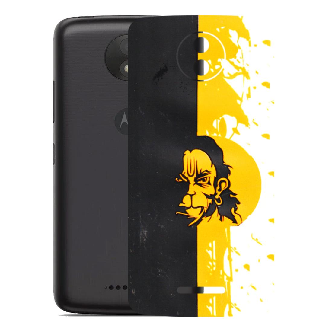 Motorola Phone Skins (All Models) - Bajrangbali - 3D Embossed Finish (L-151) Motorola Moto C Plus