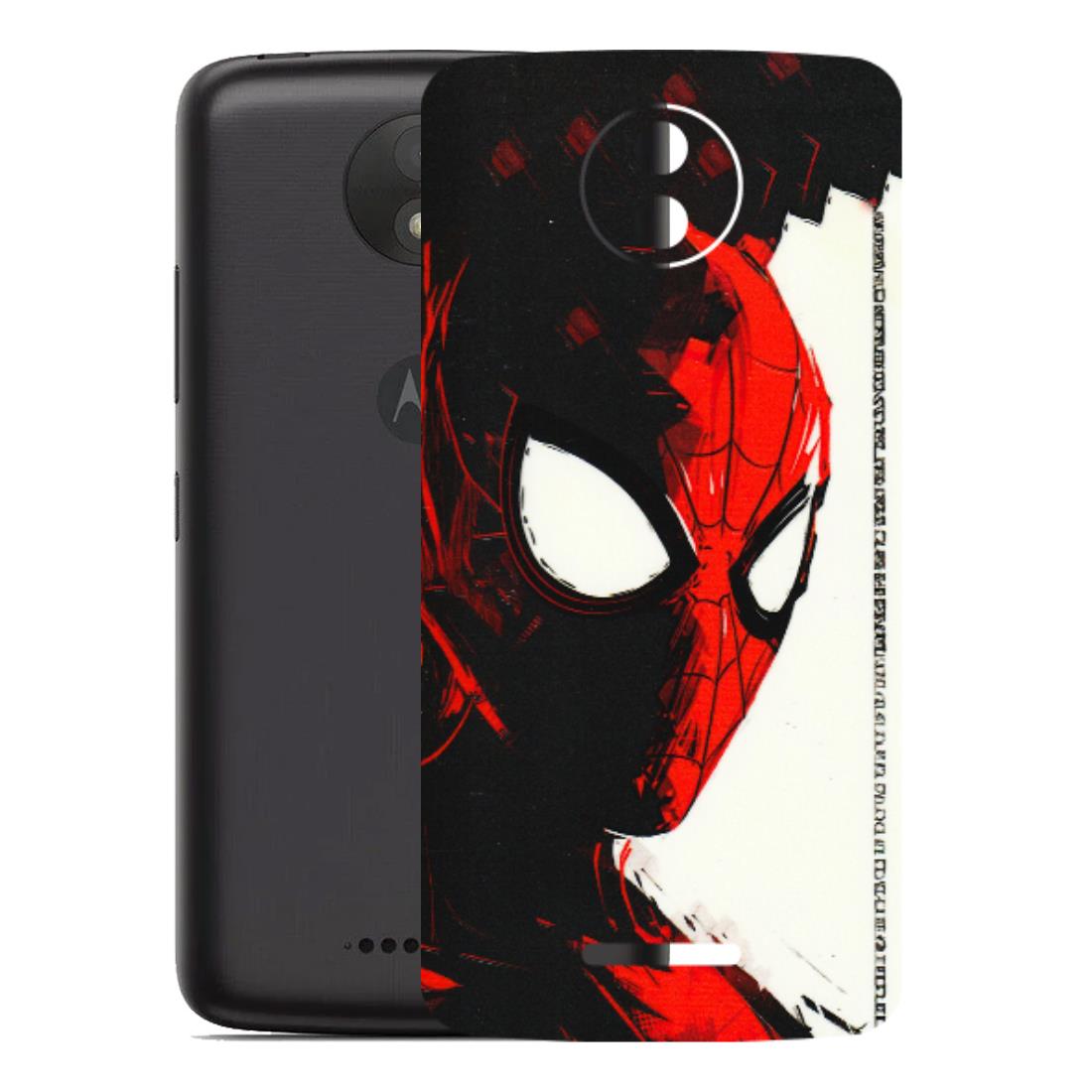 Motorola Phone Skins (All Models) - Spiderman Killer Face - 3D Embossed Finish (L-17) Motorola Moto C Plus