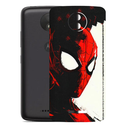 Motorola Phone Skins (All Models) - Spiderman Killer Face - 3D Embossed Finish (L-17) Motorola Moto C Plus