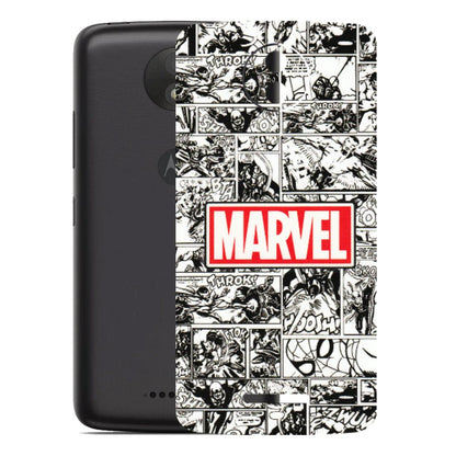 Motorola Phone Skins (All Models) - Marvel Comic - 3D Embossed Finish (L-171) Motorola Moto C Plus
