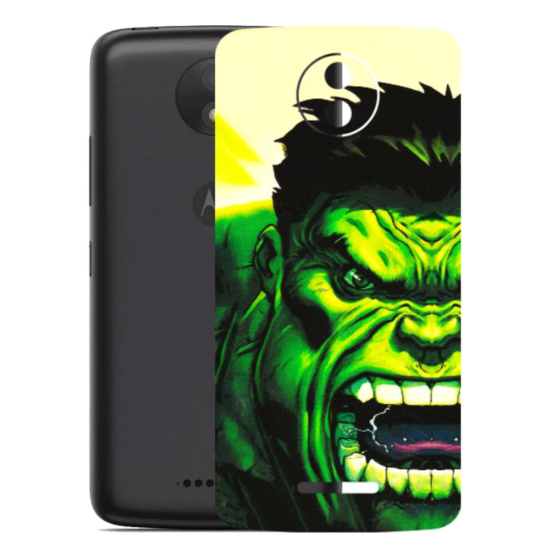 Motorola Phone Skins (All Models) - Hulk - 3D Embossed Finish (L-180) Motorola Moto C Plus
