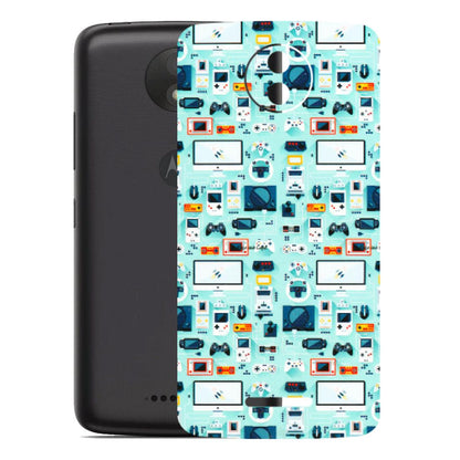 Motorola Phone Skins (All Models) - Gadgets Doodle - 3D Embossed Finish (L-184) Motorola Moto C Plus