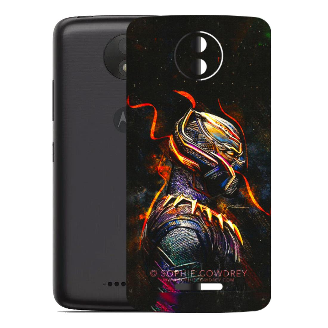 Motorola Phone Skins (All Models) - Black Panther - 3D Embossed Finish (L-190) Motorola Moto C Plus
