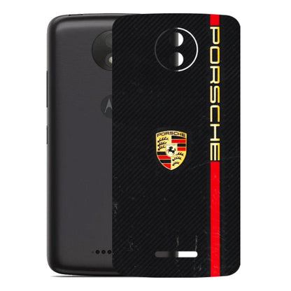 Motorola Phone Skins (All Models) - Premium Porsche - 3D Embossed Finish (L-225) Motorola Moto C Plus
