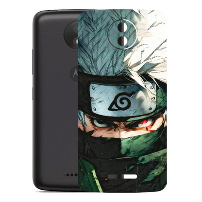 Motorola Phone Skins (All Models) - Kakashi Red Eye Focus - 3D Embossed Finish (L-227) Motorola Moto C Plus