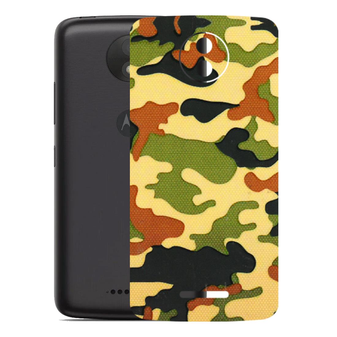 Motorola Phone Skins (All Models) - Indian Military - 3D Embossed Finish (L-234) Motorola Moto C Plus