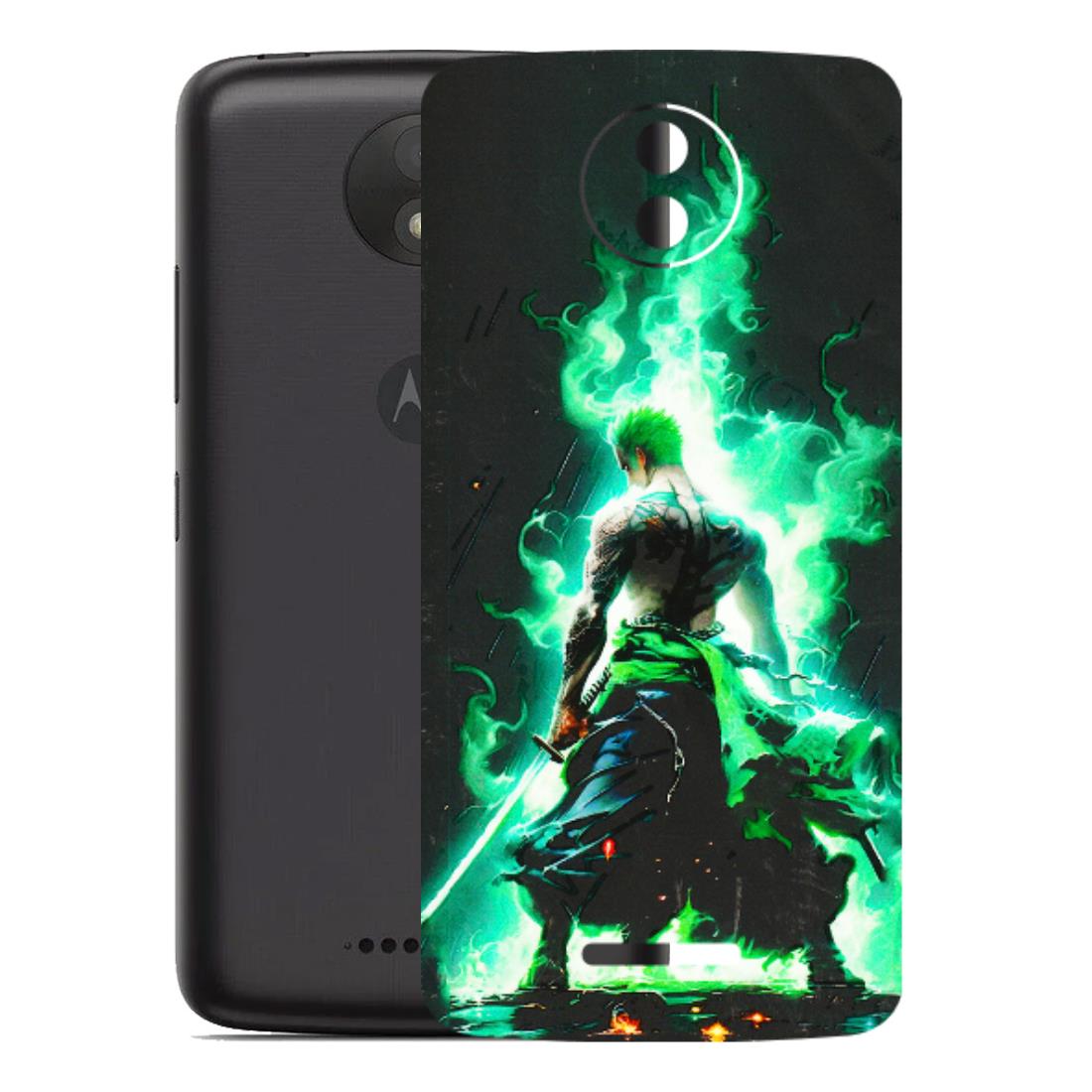 Motorola Phone Skins (All Models) - Zoro Sword - 3D Embossed Finish (L-241) Motorola Moto C Plus