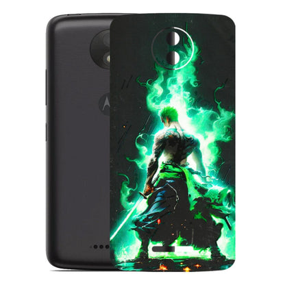 Motorola Phone Skins (All Models) - Zoro Sword - 3D Embossed Finish (L-241) Motorola Moto C Plus