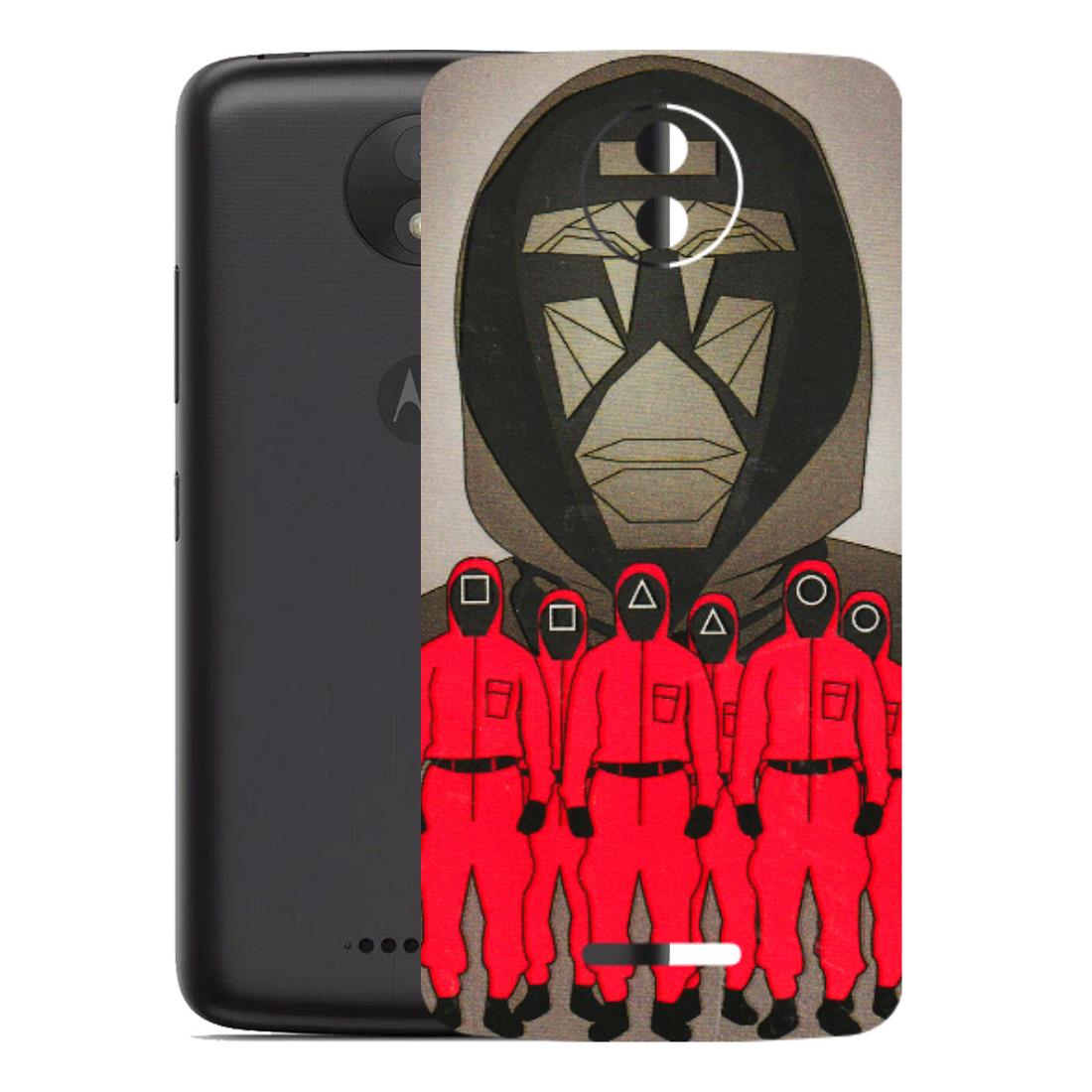 Motorola Phone Skins (All Models) - Squid Game Hero - 3D Embossed Finish (L-245) Motorola Moto C Plus