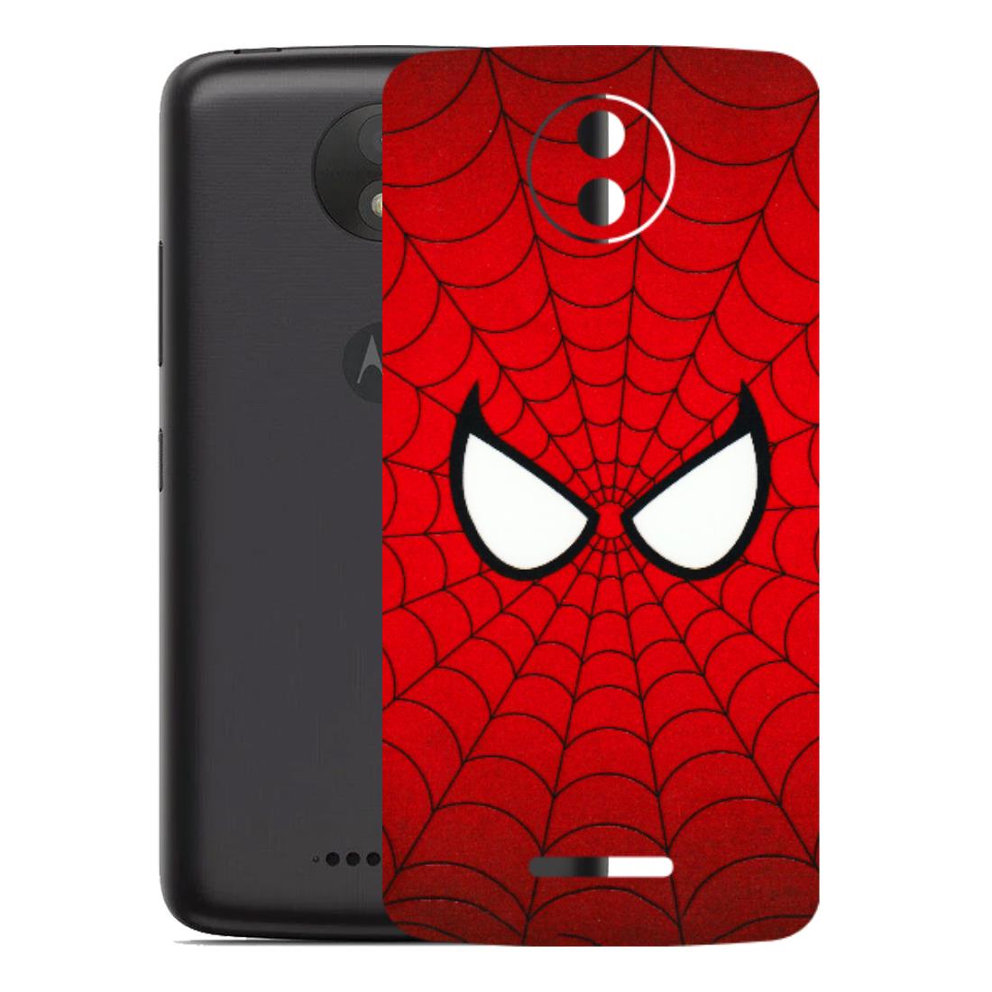 Motorola Phone Skins (All Models) - Spidey Eyes - 3D Embossed Finish (L-257) Motorola Moto C Plus