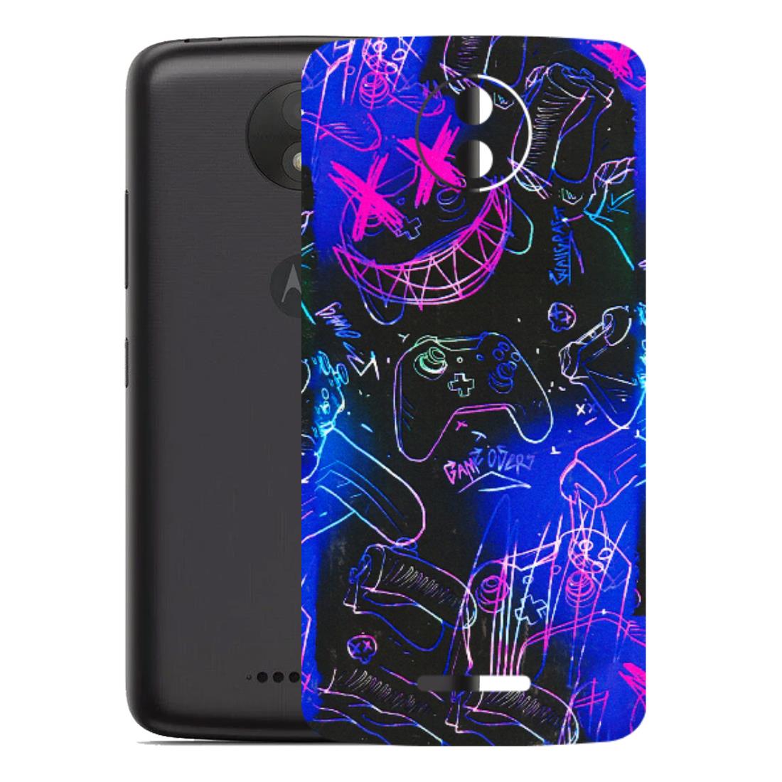 Motorola Phone Skins (All Models) - Gamers Paradise - 3D Embossed Finish (L-258) Motorola Moto C Plus