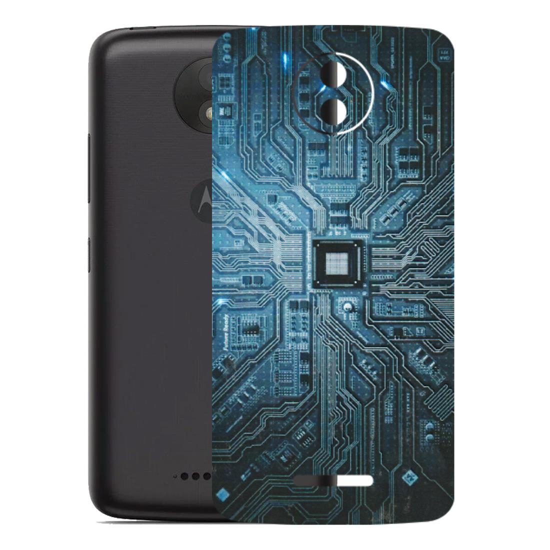 Motorola Phone Skins (All Models) - Original Circuit - 3D Embossed Finish (L-267) Motorola Moto C Plus