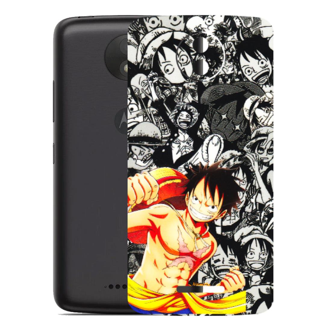 Motorola Phone Skins (All Models) - Anime Comics Games Doodles - 3D Embossed Finish (L-27) Motorola Moto C Plus