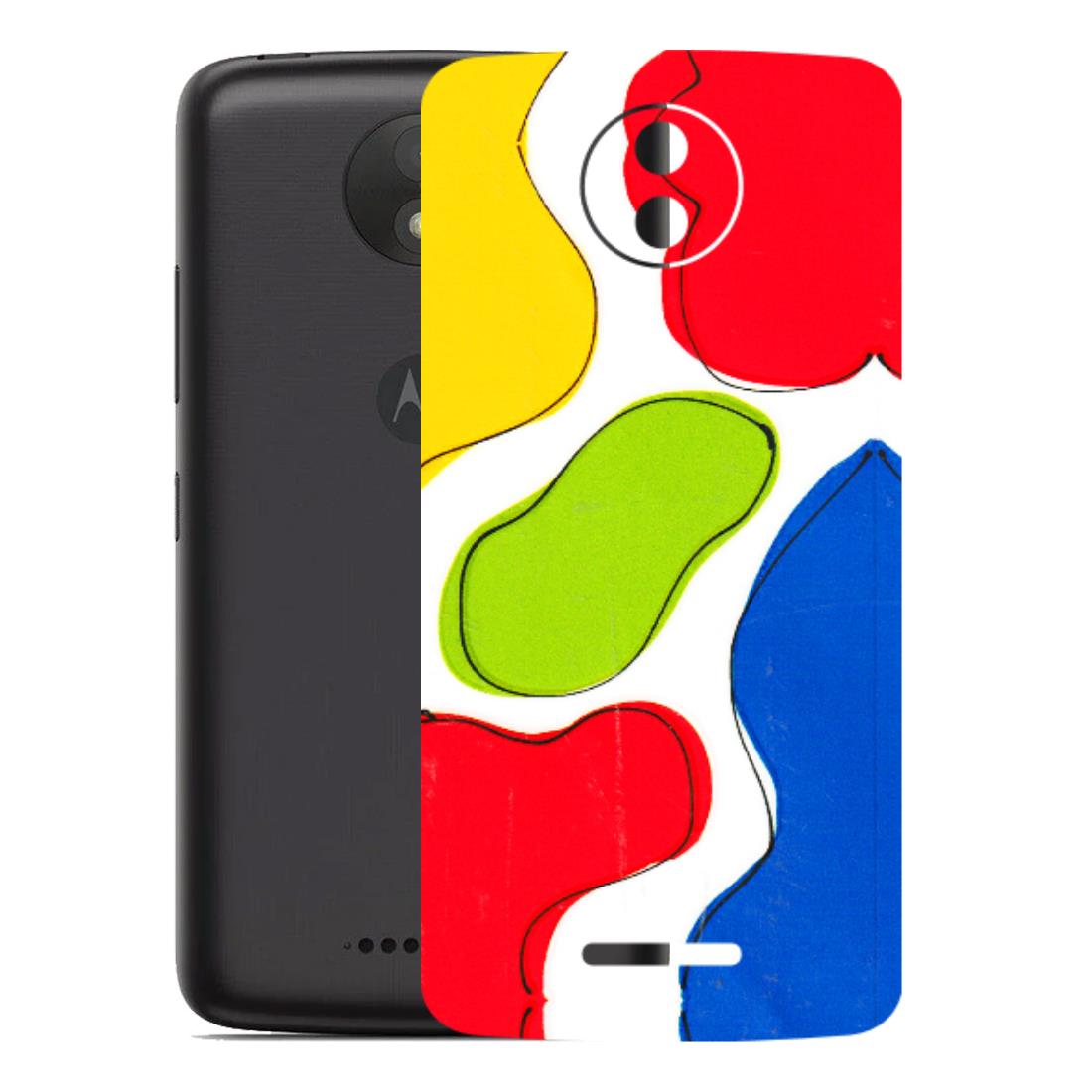 Motorola Phone Skins (All Models) - RGB Colour Paint - 3D Embossed Finish (L-284) Motorola Moto C Plus
