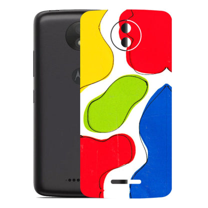 Motorola Phone Skins (All Models) - RGB Colour Paint - 3D Embossed Finish (L-284) Motorola Moto C Plus