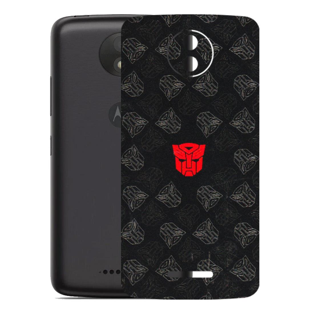 Motorola Phone Skins (All Models) - Transformers Devastation - 3D Embossed Finish (L-301) Motorola Moto C Plus