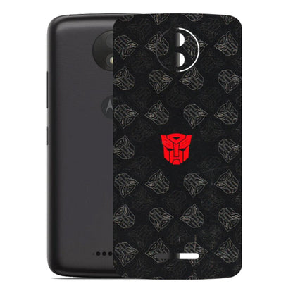 Motorola Phone Skins (All Models) - Transformers Devastation - 3D Embossed Finish (L-301) Motorola Moto C Plus