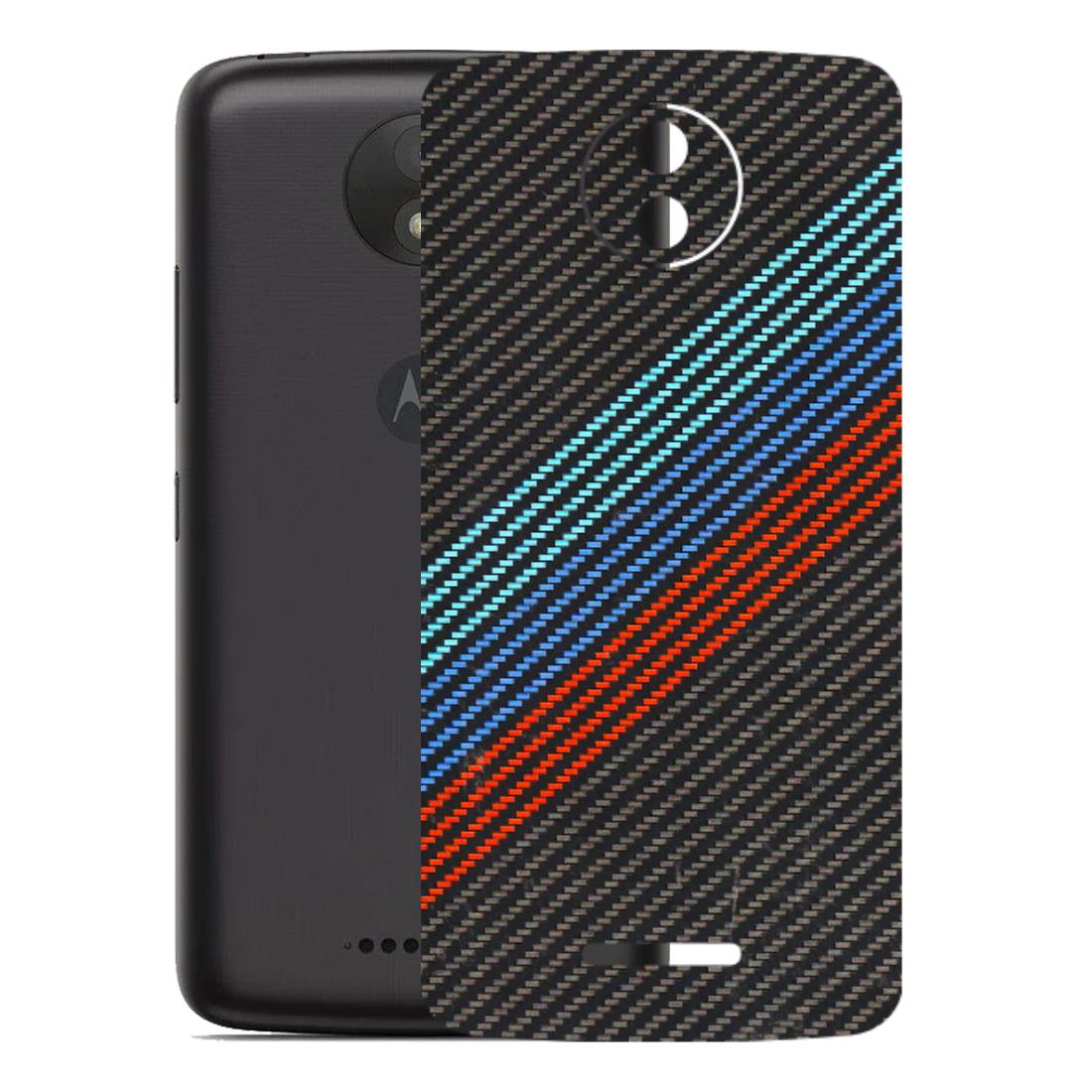 Motorola Phone Skins (All Models) - Carbon BM - 3D Embossed Finish (L-302) Motorola Moto C Plus
