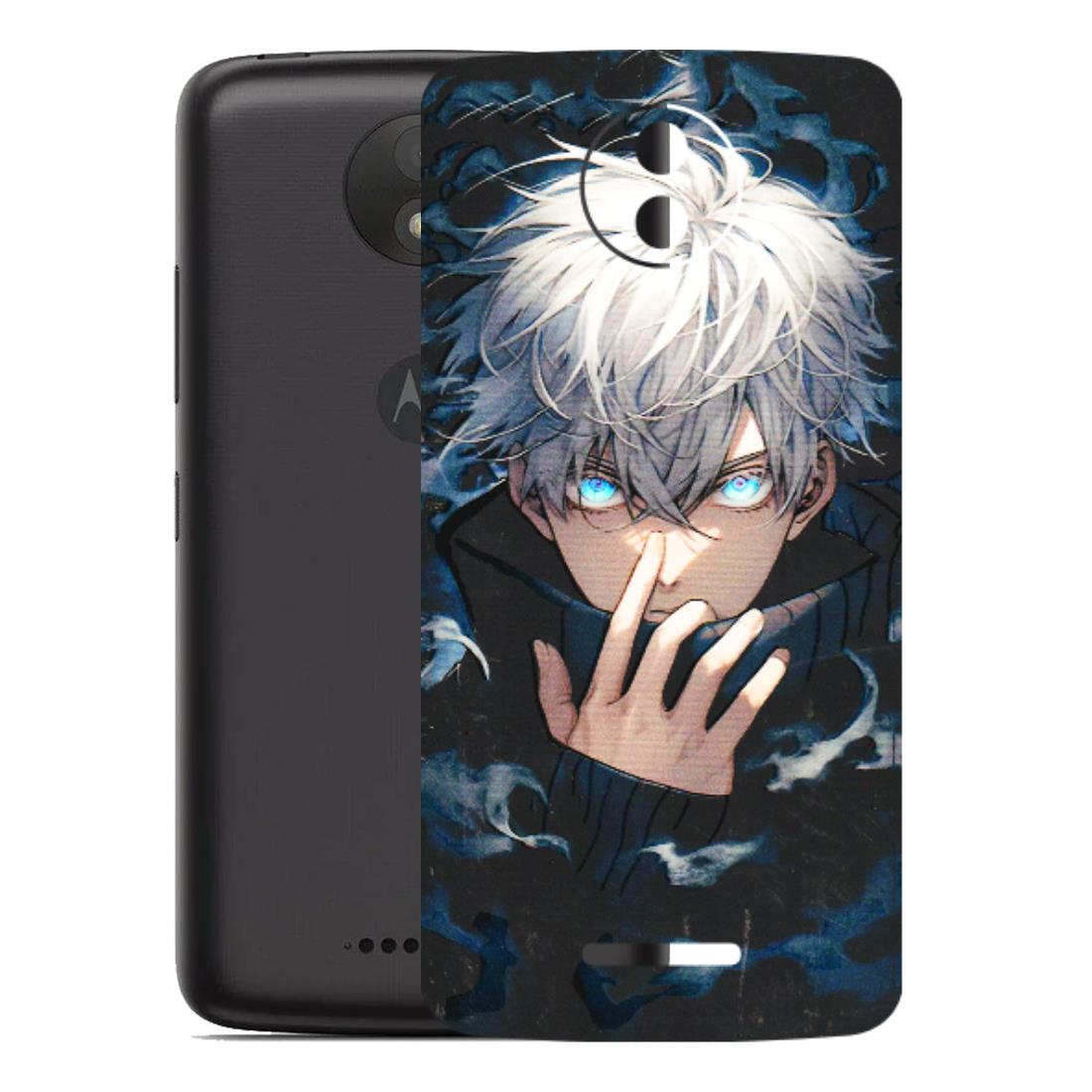 Motorola Phone Skins (All Models) - New Jujutsu Kaisen Anime - 3D Embossed Finish (L-313) Motorola Moto C Plus