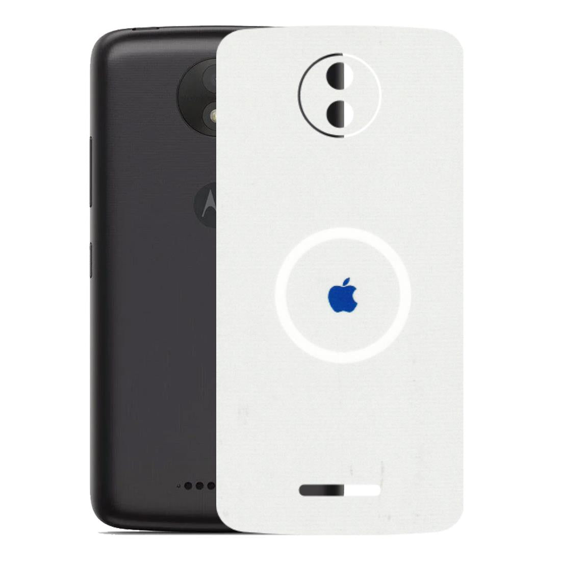 Motorola Phone Skins (All Models) - iPhone Magsafe Logo - 3D Embossed Finish (L-320) Motorola Moto C Plus