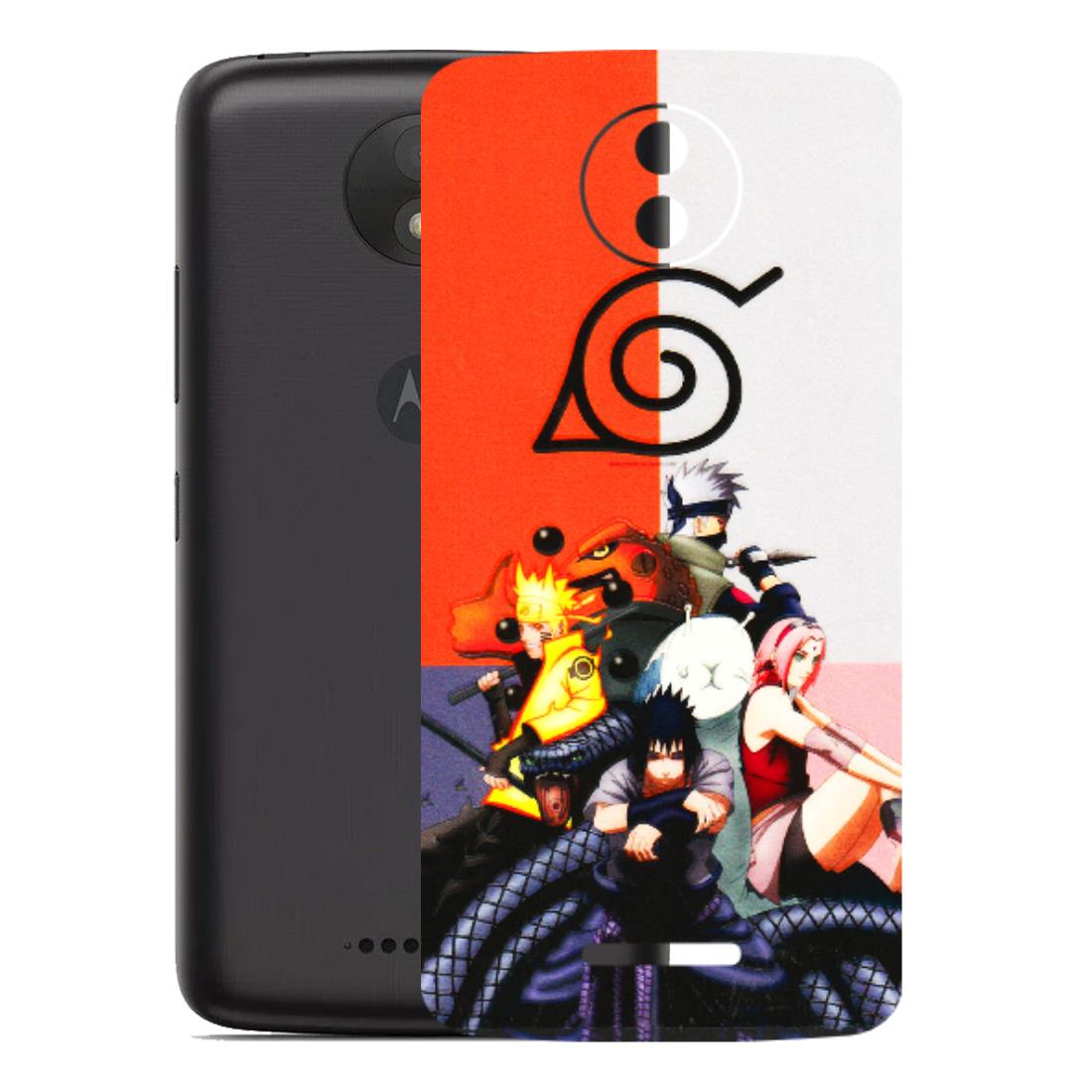 Motorola Phone Skins (All Models) - Naruto Final Fight - 3D Embossed Finish (L-33) Motorola Moto C Plus
