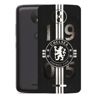 Motorola Phone Skins (All Models) - Chelsea Fan Club - 3D Embossed Finish (L-36) Motorola Moto C Plus