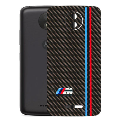 Motorola Phone Skins (All Models) - BM Carbon Fiber Feels - 3D Embossed Finish (L-38) Motorola Moto C Plus