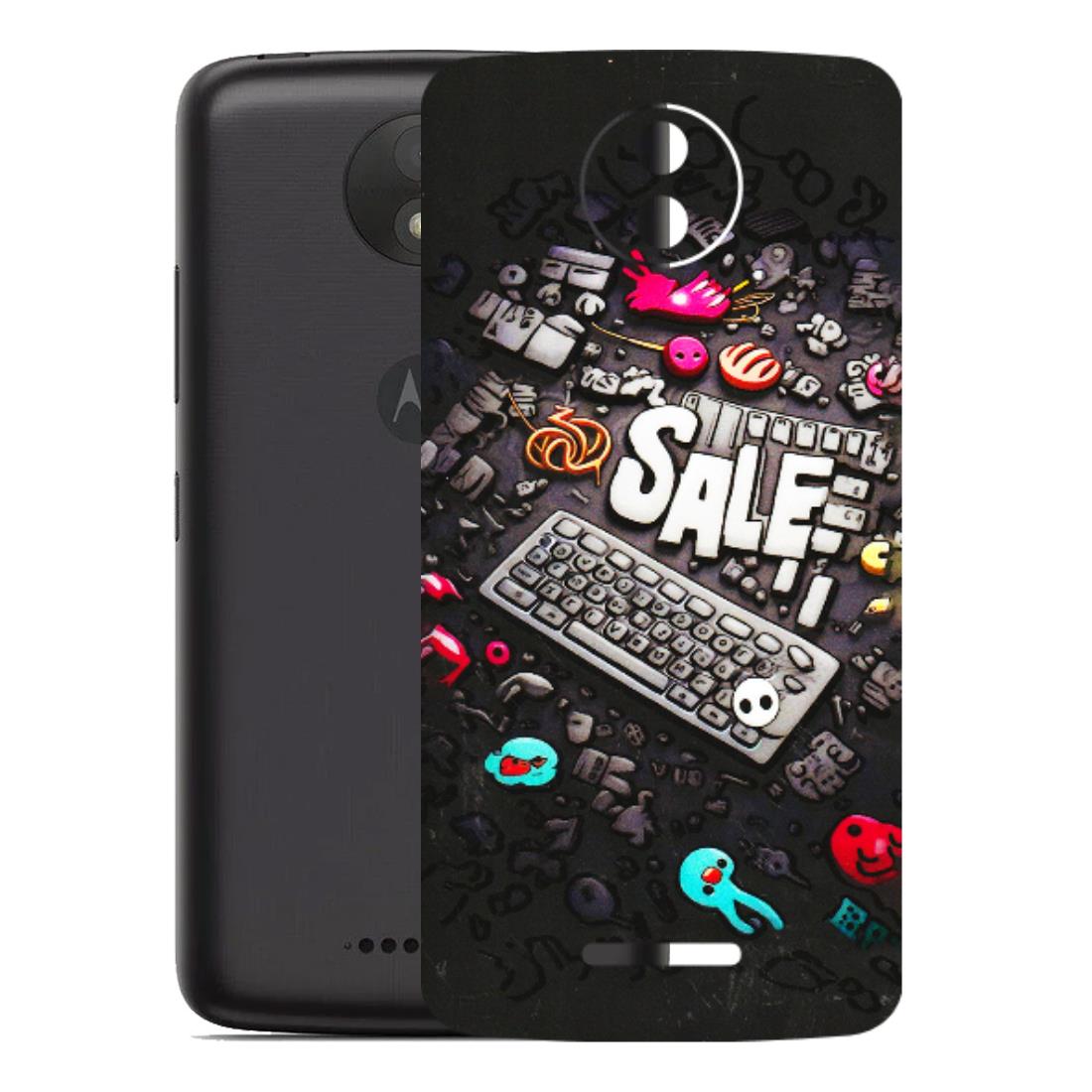 Motorola Phone Skins (All Models) - Gadgets Sale - 3D Embossed Finish (L-50) Motorola Moto C Plus