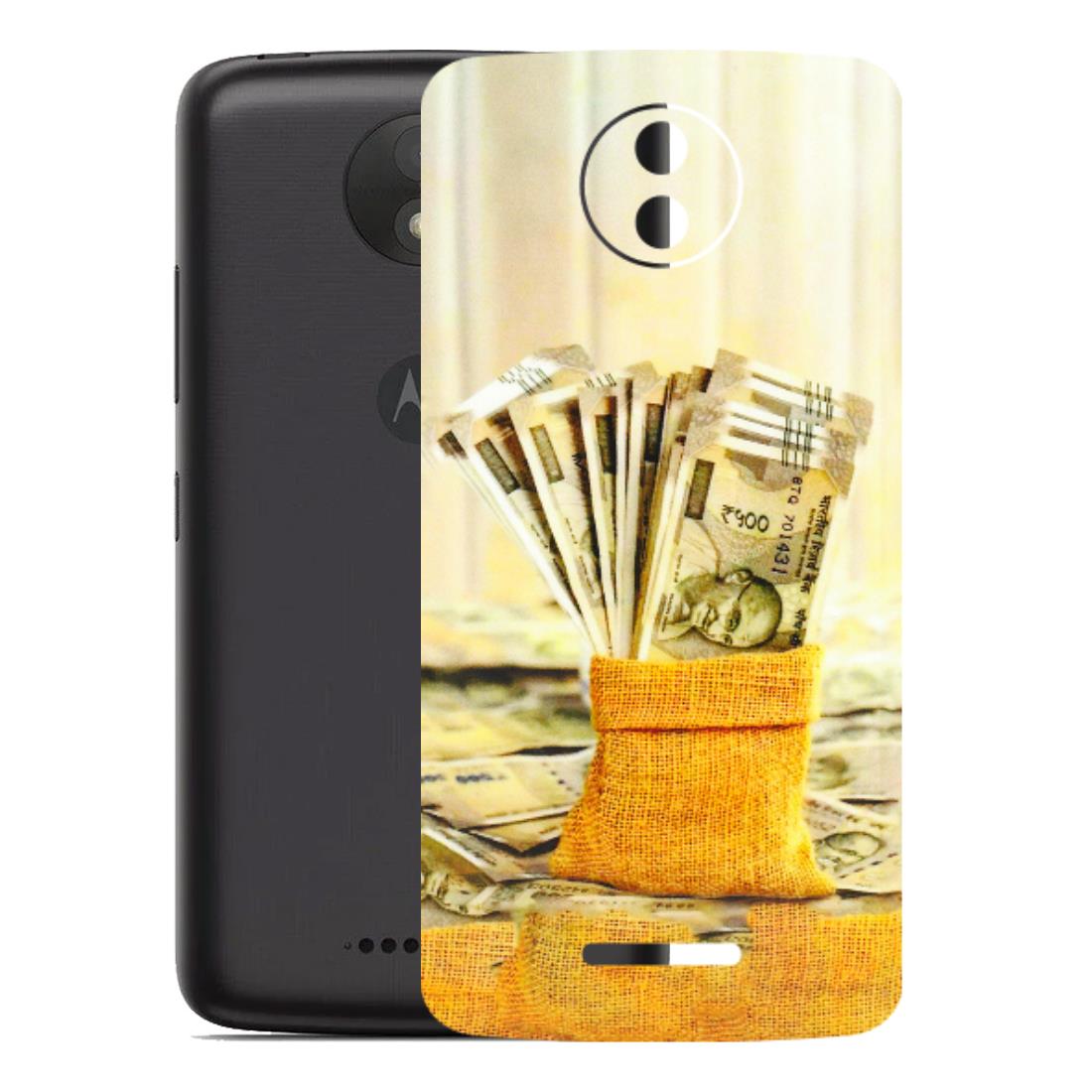 Motorola Phone Skins (All Models) - Show Me The Money - 3D Embossed Finish (L-52) Motorola Moto C Plus