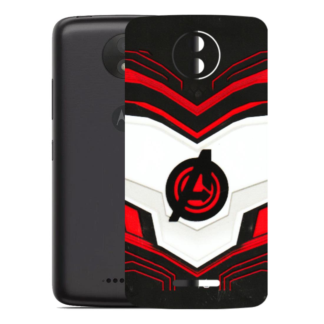 Motorola Phone Skins (All Models) - Avengers Logo - 3D Embossed Finish (L-55) Motorola Moto C Plus