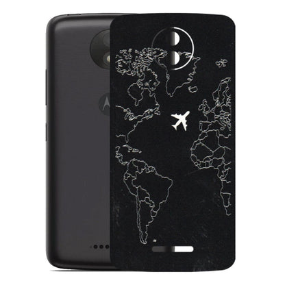 Motorola Phone Skins (All Models) - Never Ending Travel - 3D Embossed Finish (L-79) Motorola Moto C Plus