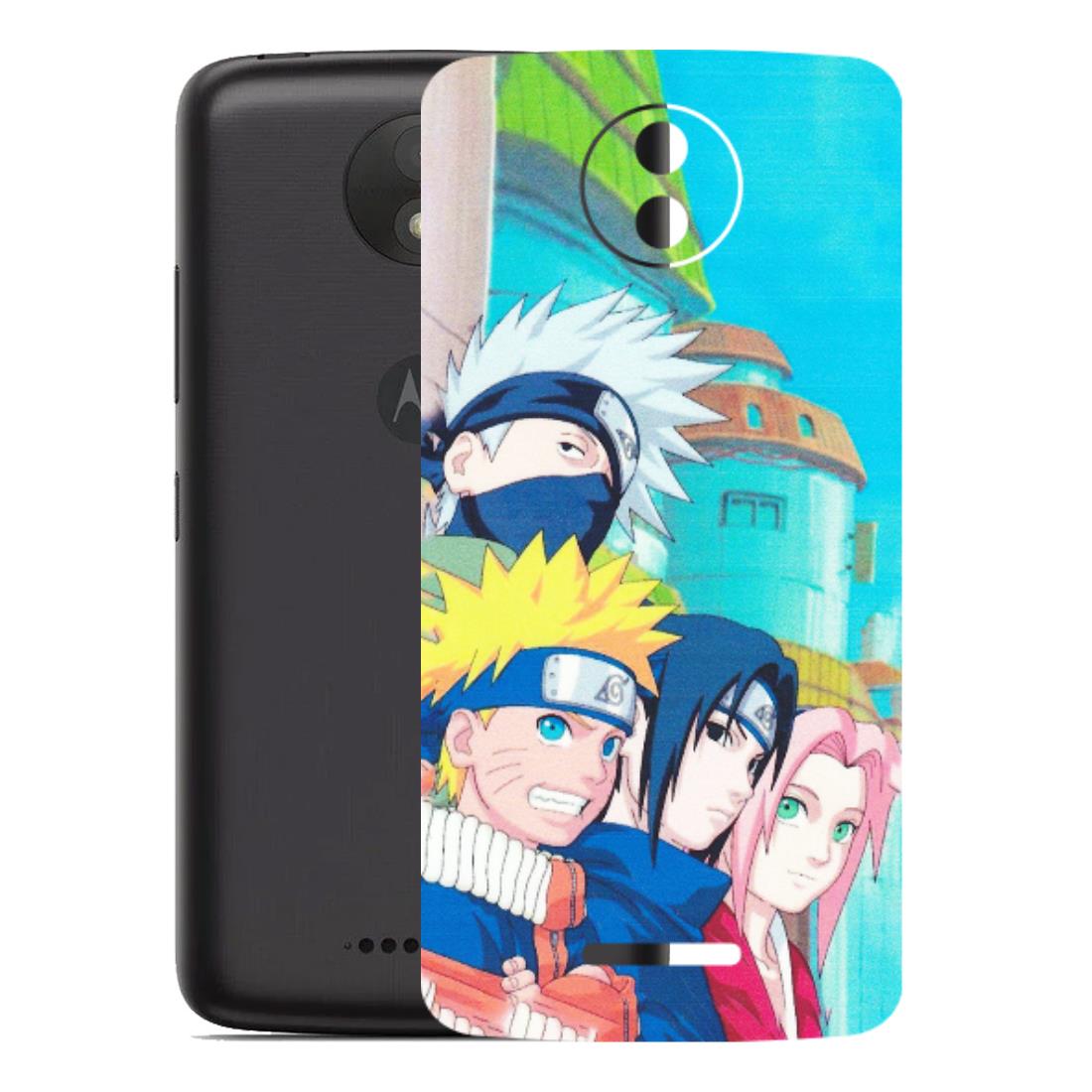 Motorola Phone Skins (All Models) - Team Minato And Kakashi - Matte Finish (M-101) Motorola Moto C Plus