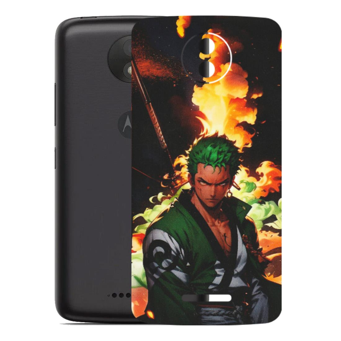 Motorola Phone Skins (All Models) - Roronoa Zoro - Matte Finish (M-102) Motorola Moto C Plus