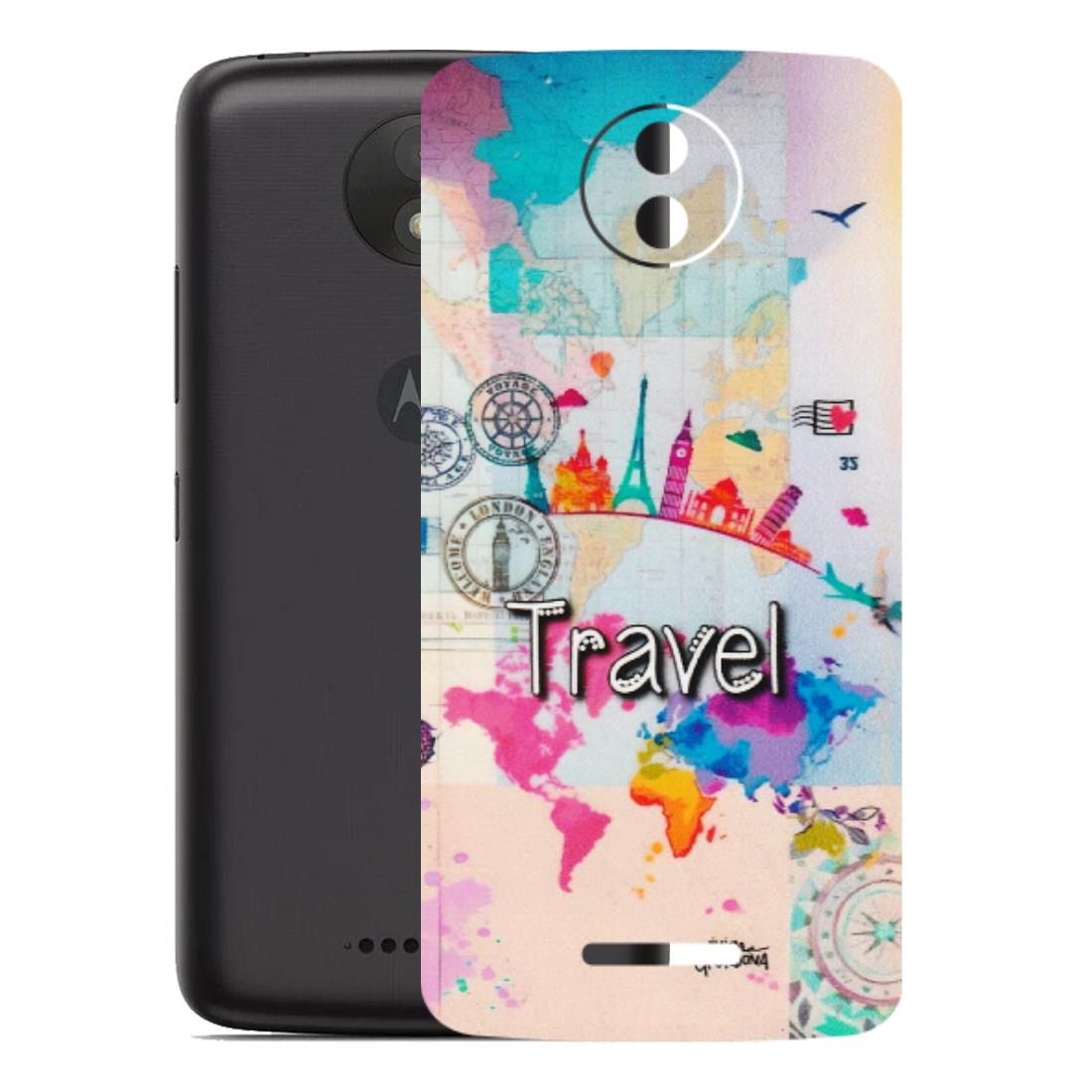 Motorola Phone Skins (All Models) - Travel The Wonders - Matte Finish (M-108) Motorola Moto C Plus