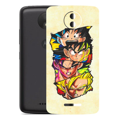 Motorola Phone Skins (All Models) - Angry Multi Anime - Matte Finish (M-113) Motorola Moto C Plus