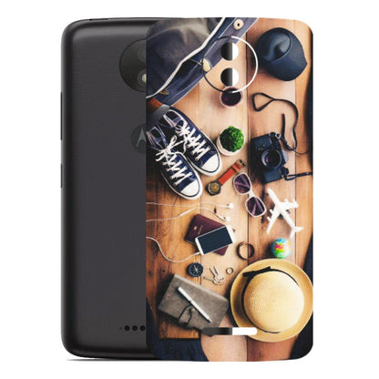 Motorola Phone Skins (All Models) - Travel Wanderlust - Matte Finish (M-133) Motorola Moto C Plus