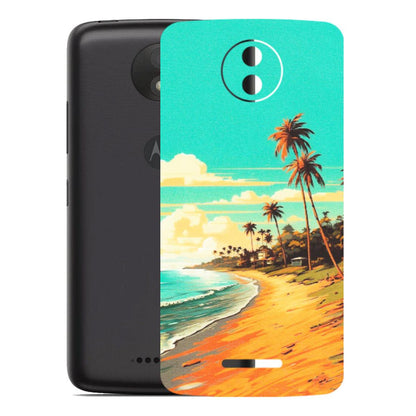 Motorola Phone Skins (All Models) - Miami Beach - Matte Finish (M-136) Motorola Moto C Plus
