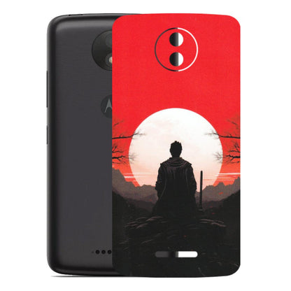 Motorola Phone Skins (All Models) - Samurai Anime - Matte Finish (M-141) Motorola Moto C Plus