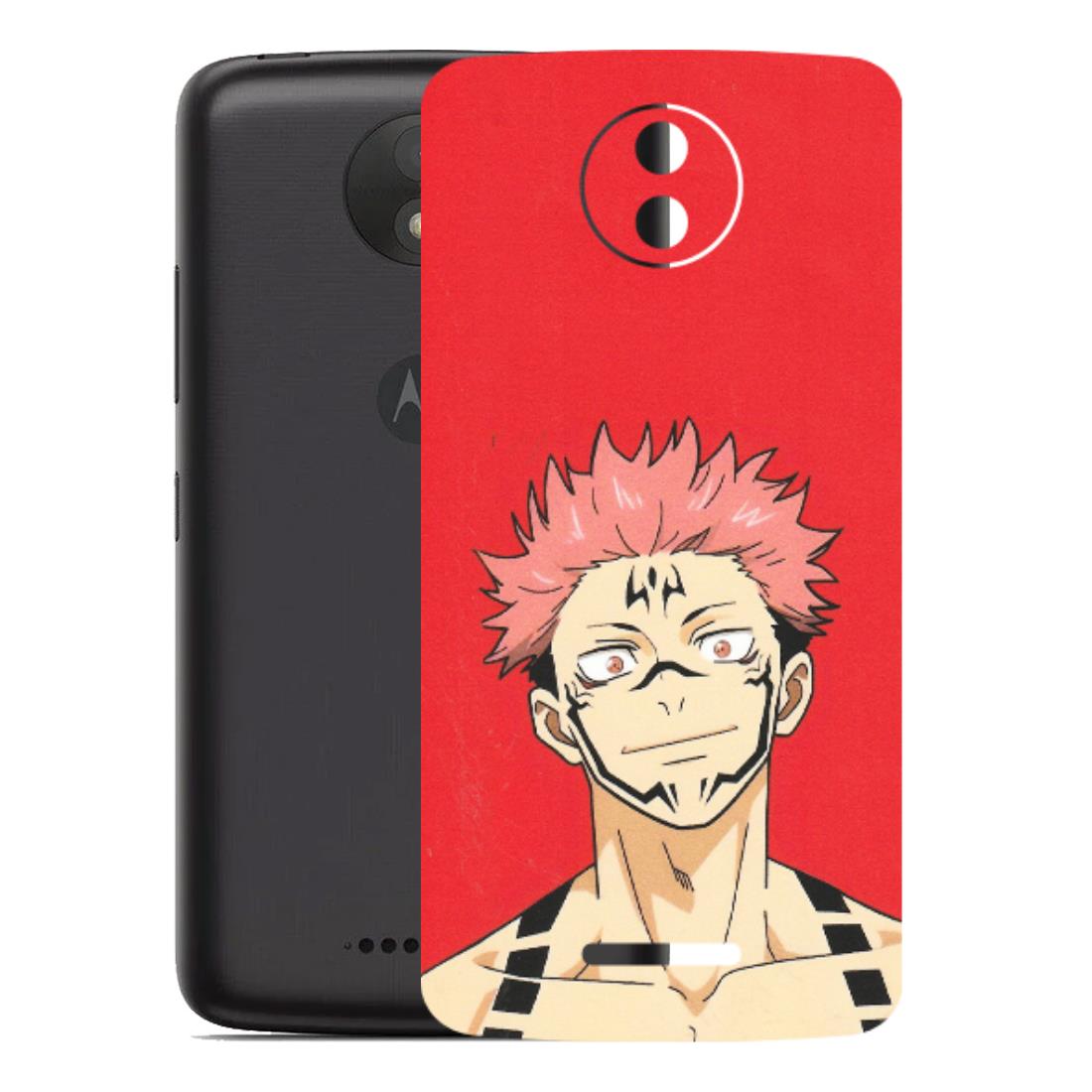 Motorola Phone Skins (All Models) - Ryomen Sukuna Fun Anime - Matte Finish (M-153) Motorola Moto C Plus