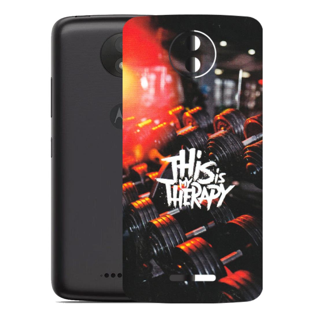 Motorola Phone Skins (All Models) - GYM Lover Therapy - Matte Finish (M-160) Motorola Moto C Plus