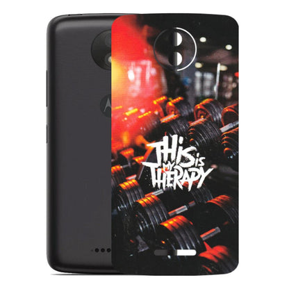 Motorola Phone Skins (All Models) - GYM Lover Therapy - Matte Finish (M-160) Motorola Moto C Plus