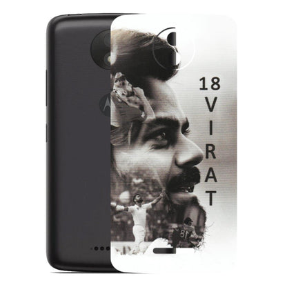 Motorola Phone Skins (All Models) - Virat Kohli Cricketer - Matte Finish (M-163) Motorola Moto C Plus