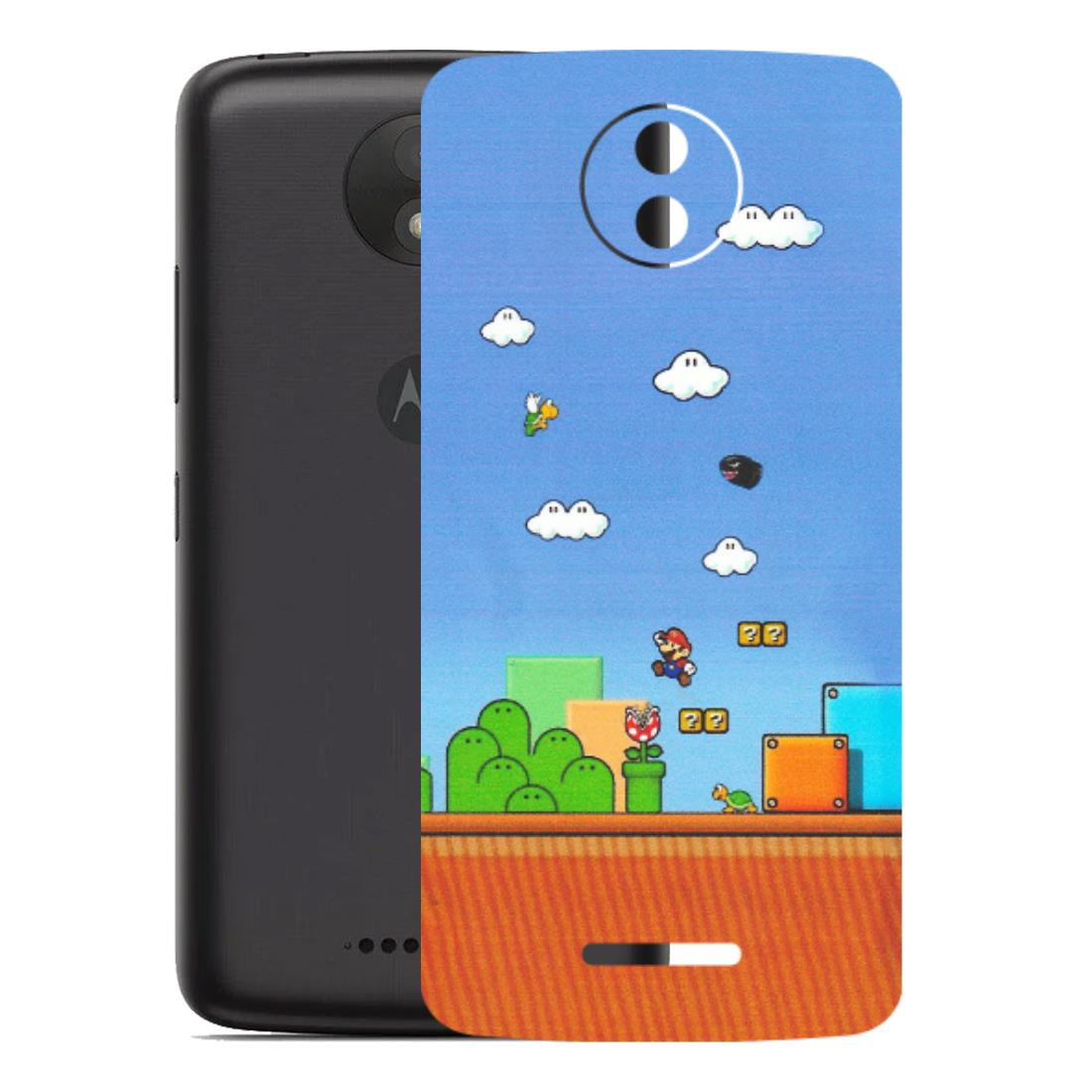 Motorola Phone Skins (All Models) - Mario Game Scene - Matte Finish (M-24) Motorola Moto C Plus