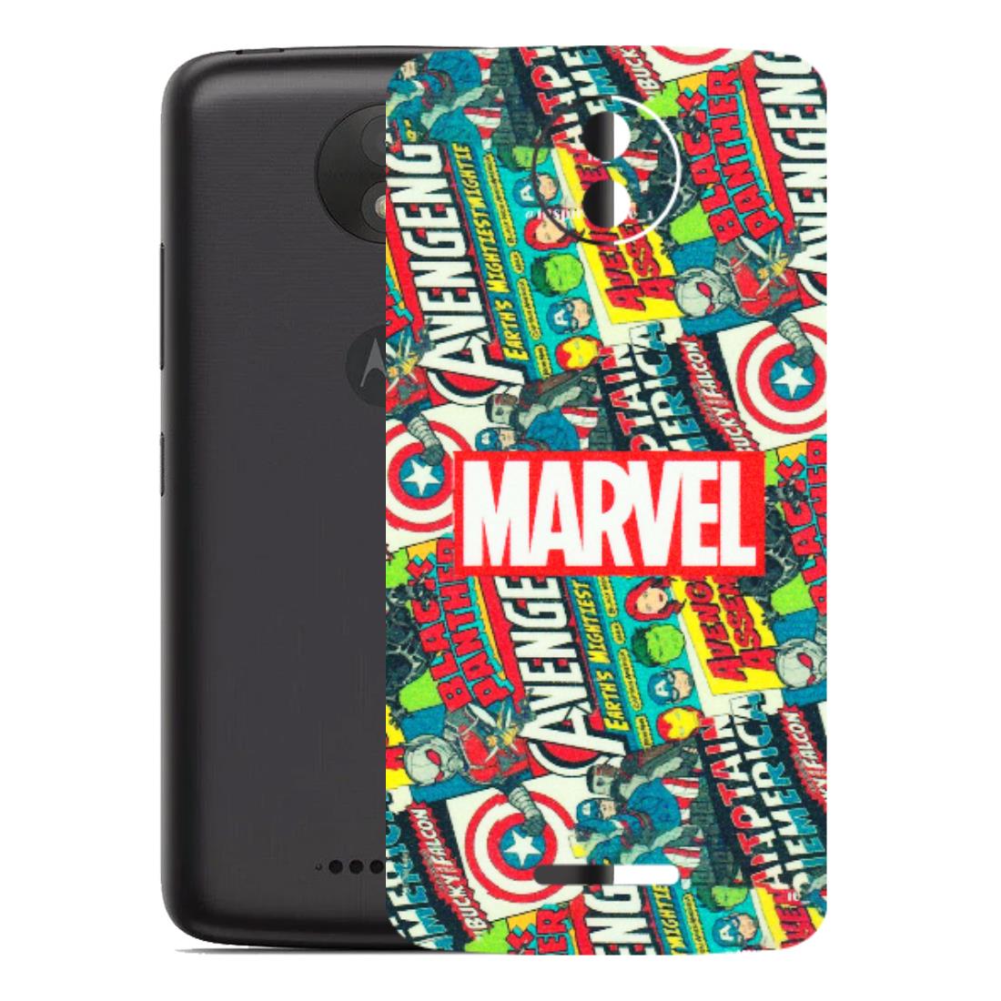 Motorola Phone Skins (All Models) - Marvel Comic Lover - Matte Finish (M-30) Motorola Moto C Plus