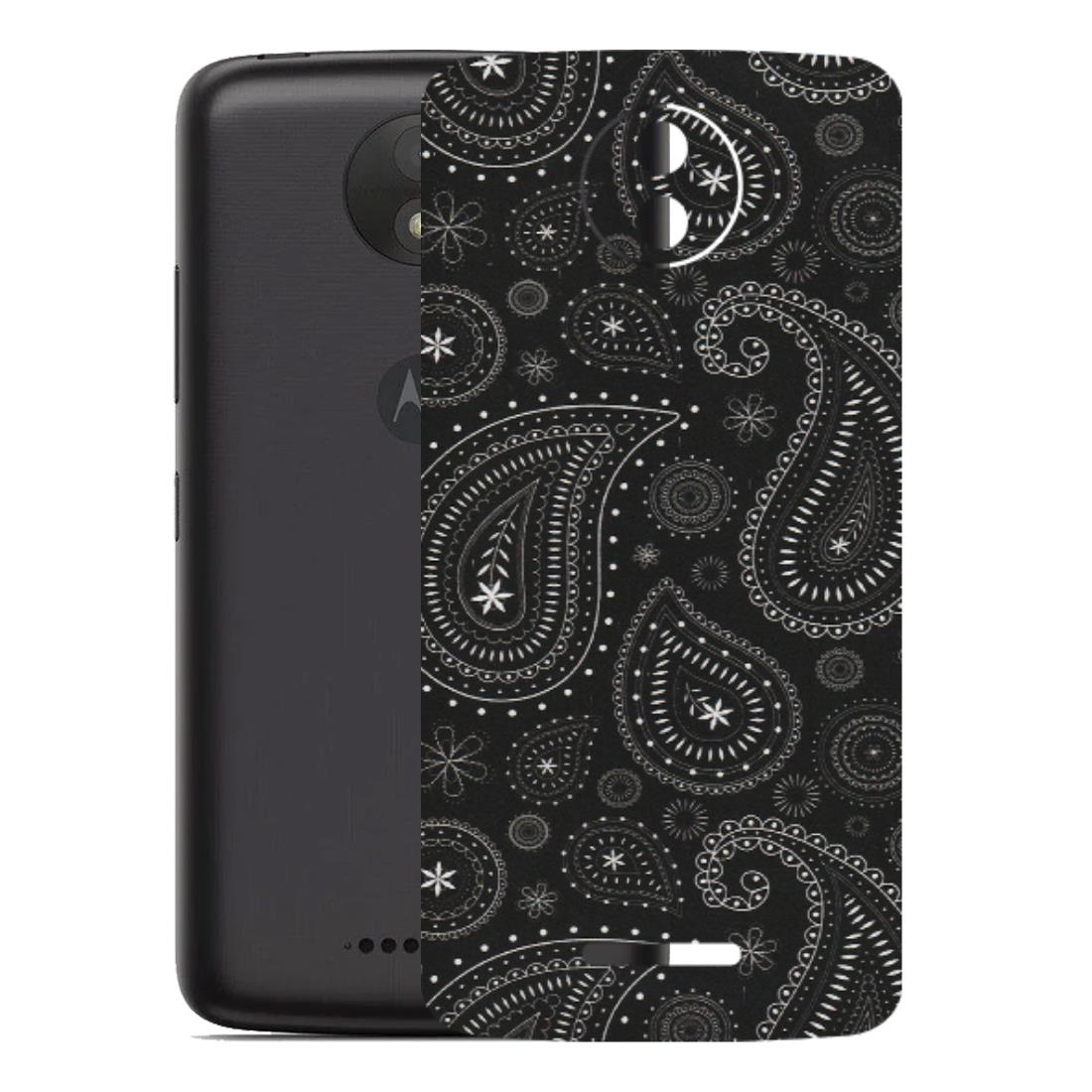 Motorola Phone Skins (All Models) - Black Sober Kerry - Matte Finish (M-37) Motorola Moto C Plus