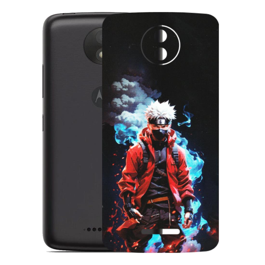 Motorola Phone Skins (All Models) - Kakashi Hatake Naruto - Matte Finish (M-60) Motorola Moto C Plus
