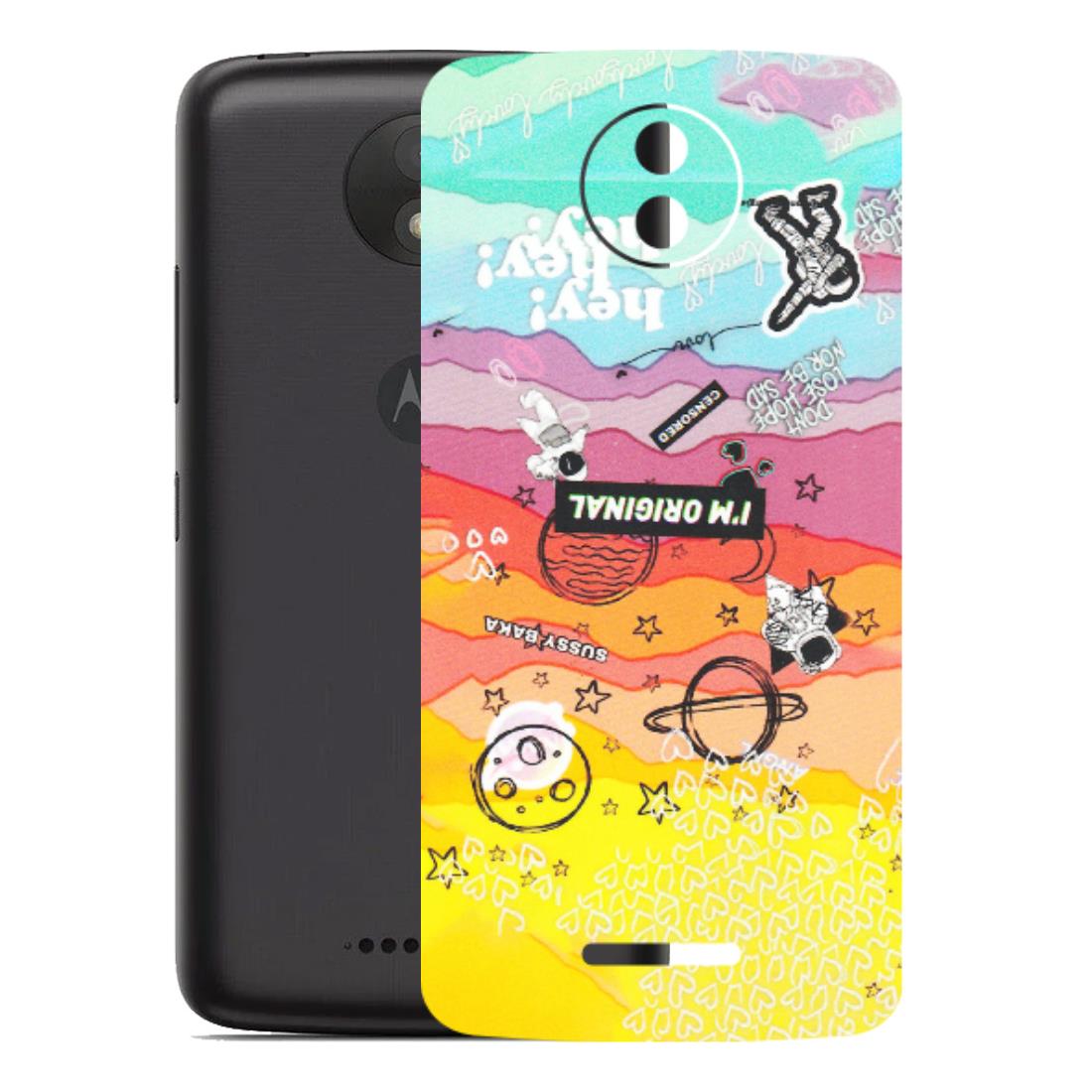 Motorola Phone Skins (All Models) - The Original Astronaut - Matte Finish (M-79) Motorola Moto C Plus